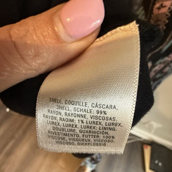 Anthropologie Holding Horses Boho Prairie Moon Mixed Media Tunic Dress S 1849 - Picture 10 of 13